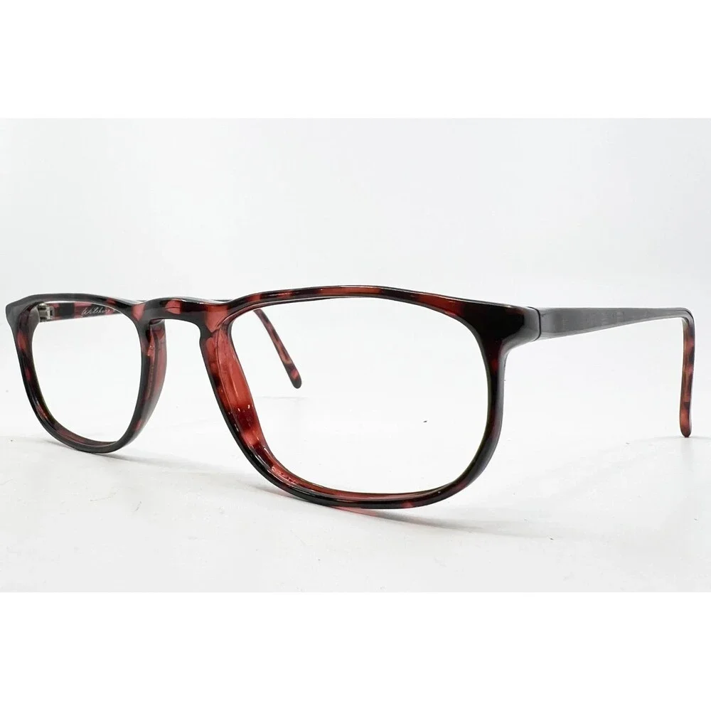 Wilshire Designs Eyeglass Frames Mens Red Tortoise Full Rim Square 45mm